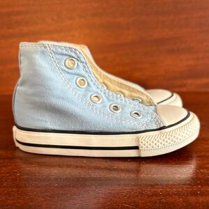 Converse Sky Blue Kids High-Top Sneakers Toddler Size 5
